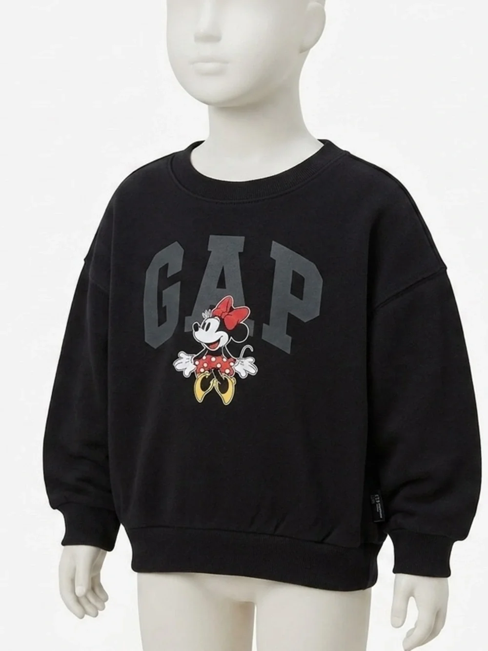 GAP Black Sweatshirt with Minnie Mouse Graphic